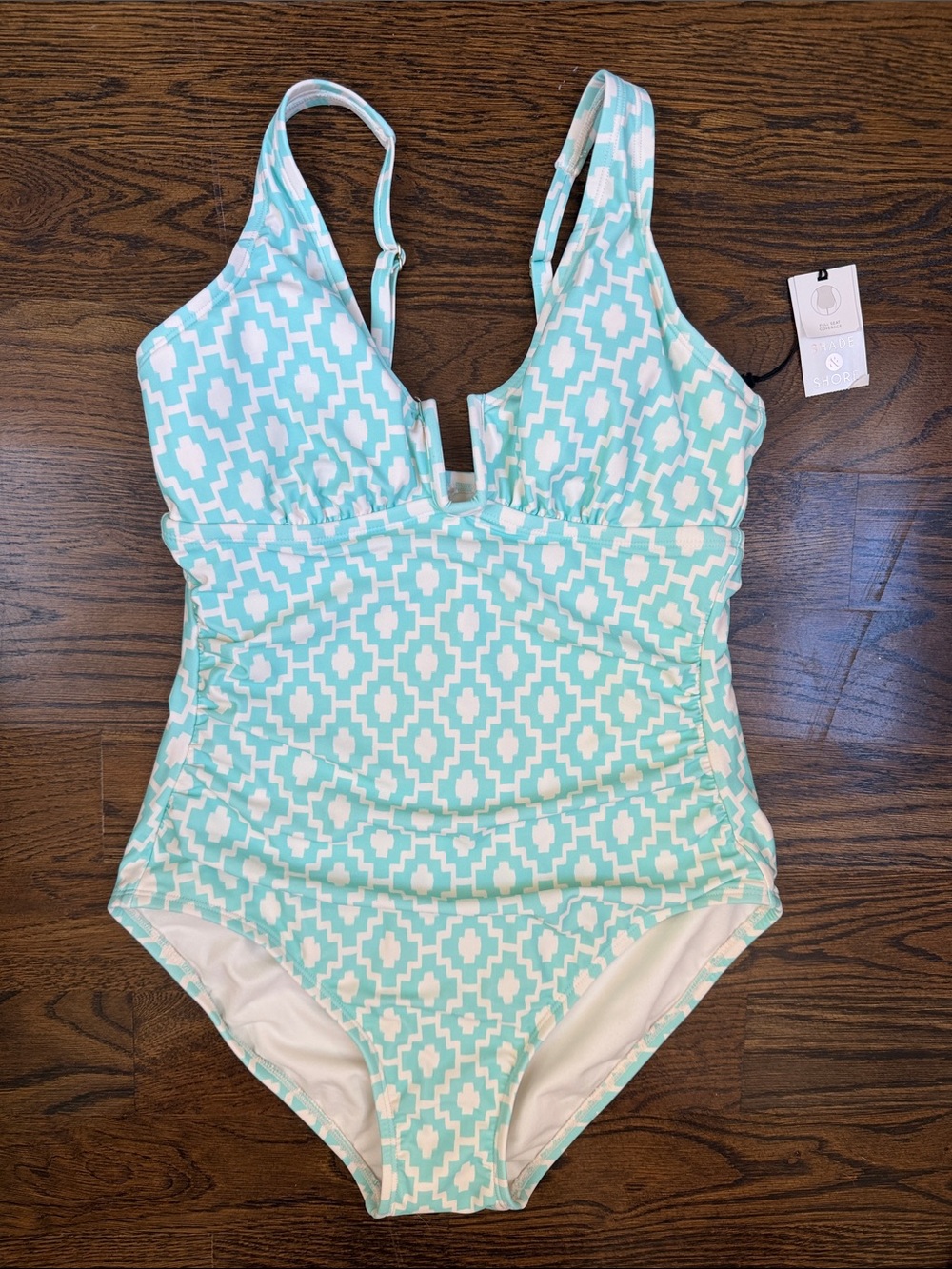 Shade & Shore One Piece Bathing Suit Size Medium NWT